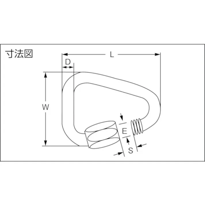 【CAINZ-DASH】PEGUET社 MR クイックリンク スチール製 デルタ 3.0mm MRDZ03.0【別送品】