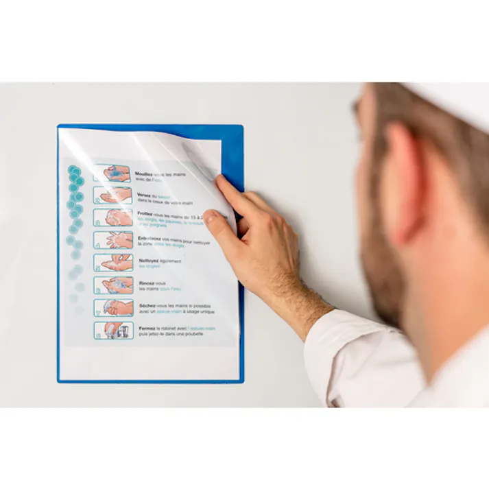 【CAINZ-DASH】tarifold社 カング イージーロード マグネットタイプ A5 5枚入り ブルー 194721【別送品】