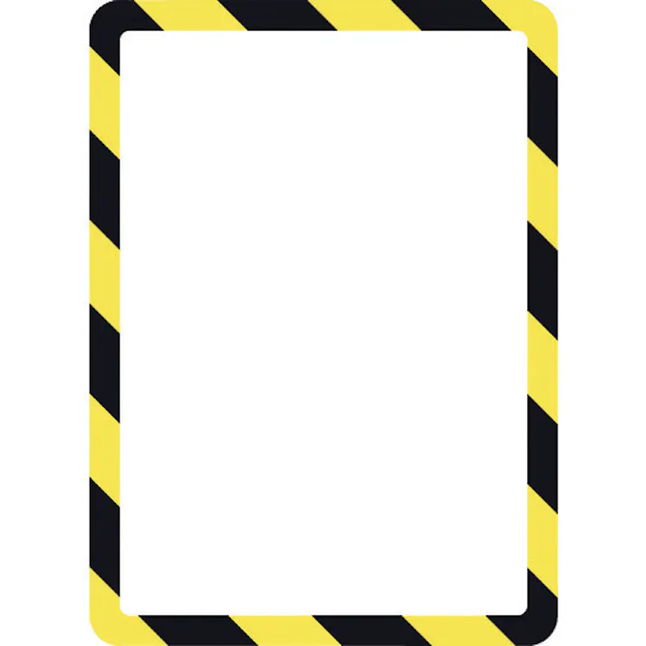 【CAINZ-DASH】tarifold社 安全標識用ディスプレイポケット マグネットタイプ A4 2枚入り 危険 194924【別送品】