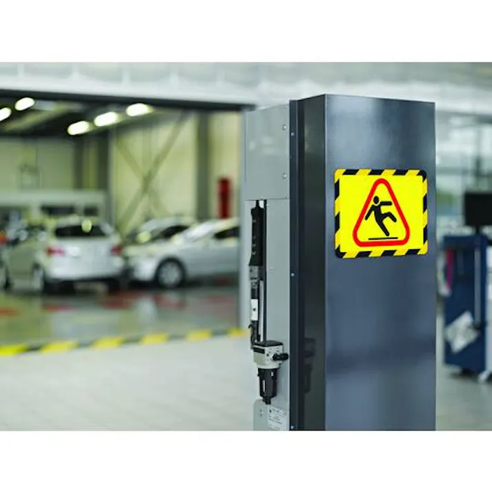 【CAINZ-DASH】tarifold社 安全標識用ディスプレイポケット マグネットタイプ A4 2枚入り 危険 194924【別送品】