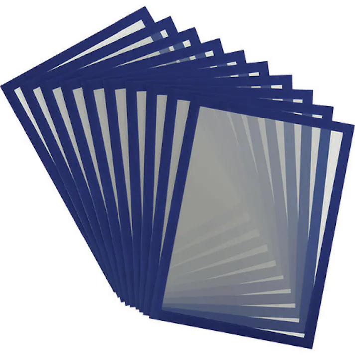 【CAINZ-DASH】tarifold社 PVCマグネットフレームA4用 10枚入り ブルー 195231【別送品】