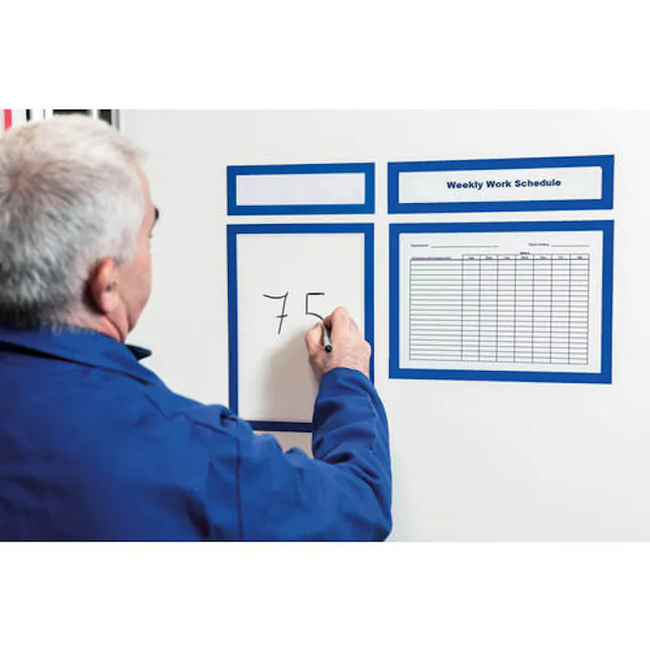 【CAINZ-DASH】tarifold社 PVCマグネットフレームA4用 10枚入り ブルー 195231【別送品】