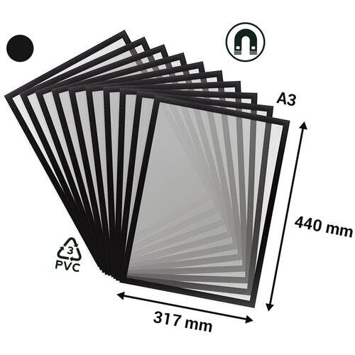 CAINZ-DASH】tarifold社 PVCマグネットフレームA3用 10