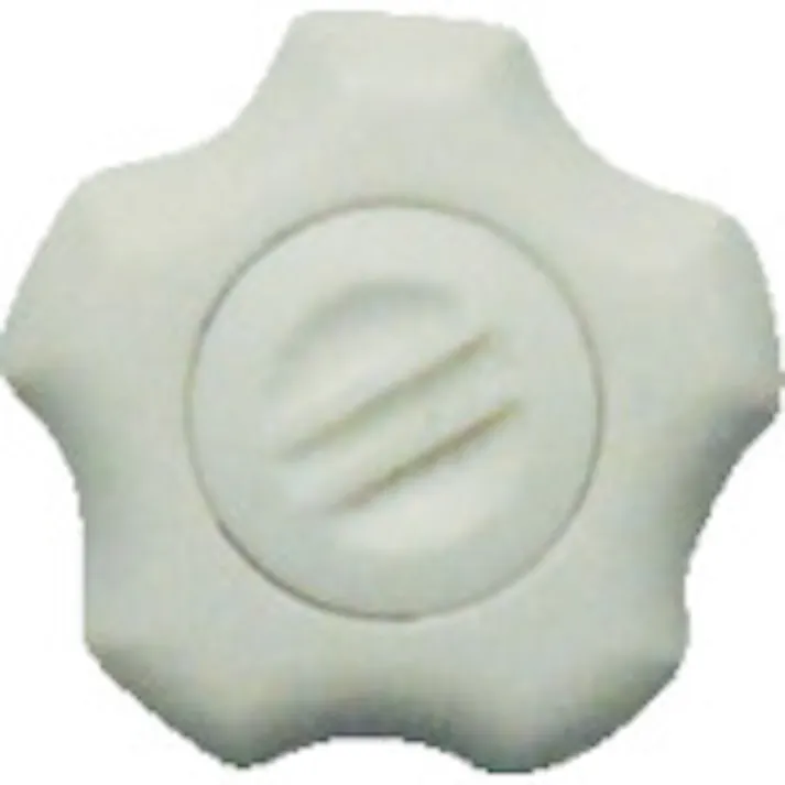 【CAINZ-DASH】三星産業貿易 フィットノブ M8 本体/白 キャップ/白 (5個入り) FIT-W-M8-W-5P【別送品】