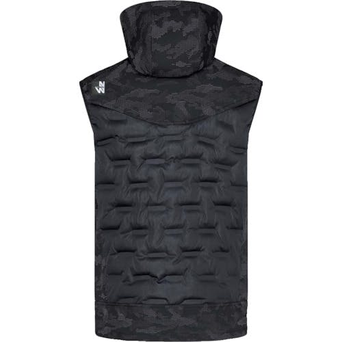   ダウンベスト ブラック Ｓ CAINZ-DASH】France Textile社 ワークダウンベスト