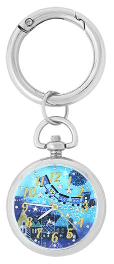 サン・フレイム   カラビナフックウオッチ CK3B0001-GI シルバー 4937996348020 【店舗取り寄せ】