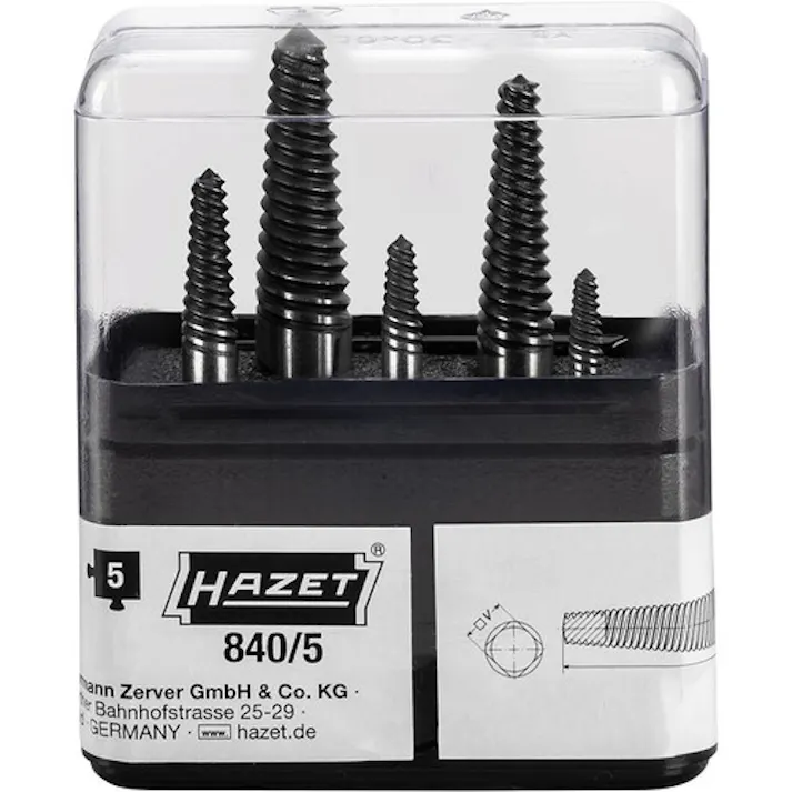 【CAINZ-DASH】HAZET社 スクリューエキストラクターセット 840S5【別送品】
