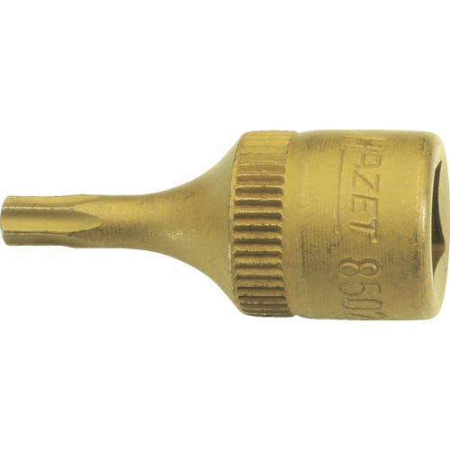 HAZET社 TORXビットソケット(差込角6.35mm・チタンコーティング) 8502-T8 ヘックスローブソケット HAZET社 TORXビットソケット(差込角6.35mm・チタンコーティング) 8502-T8 ヘックスローブソケット