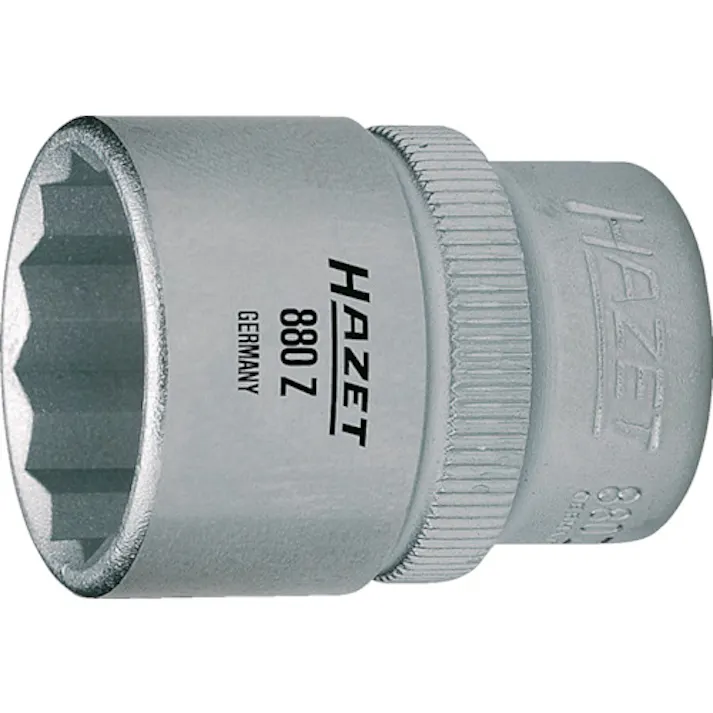 【CAINZ-DASH】HAZET社 ソケットレンチ(12角タイプ・差込角9.5mm・対辺22mm) 880Z-22【別送品】