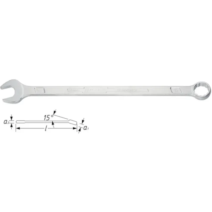 【CAINZ-DASH】HAZET社 ロングコンビネーションレンチ 対辺寸法27mm 600LG-27【別送品】