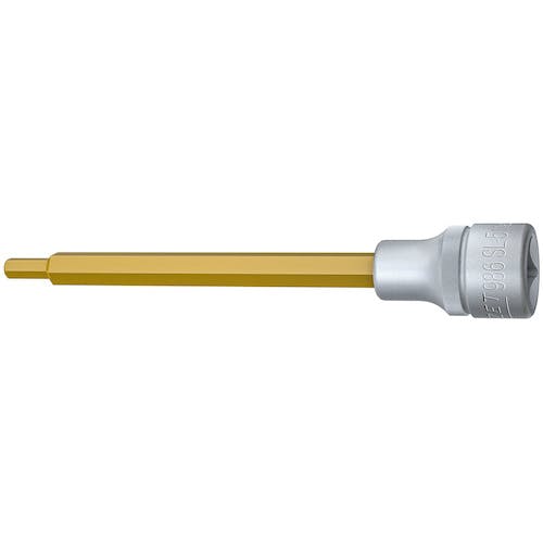 【CAINZ-DASH】ＨＡＺＥＴ社 スペシャルロングヘックスドライバーソケット（差込角１２．７ｍｍ） 986SL-5【別送品】