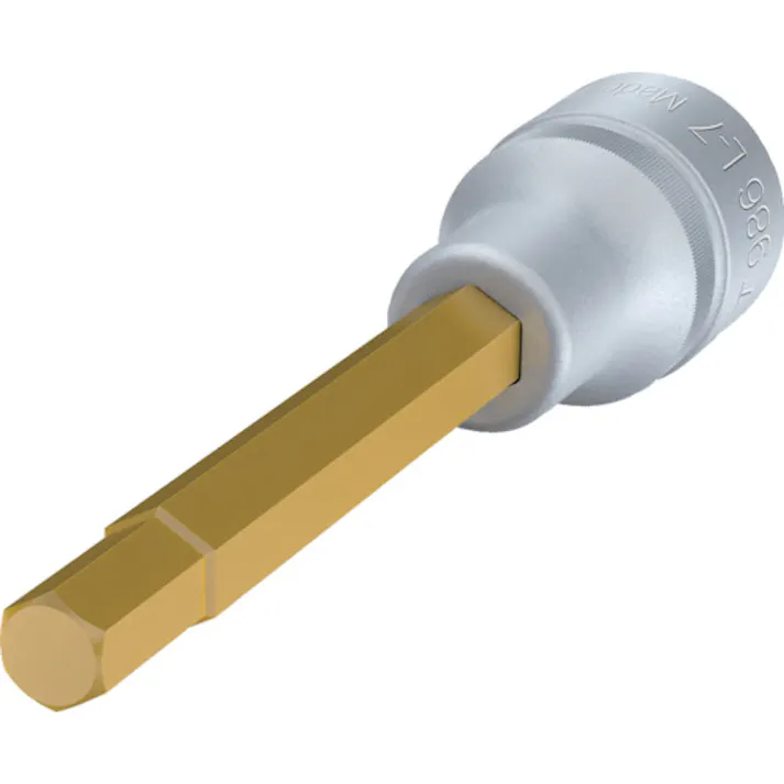 【CAINZ-DASH】HAZET社 ロングヘキサゴンソケット(差込角12.7mm) 986L-7【別送品】