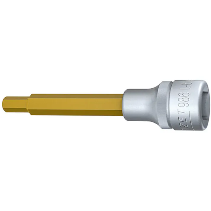 【CAINZ-DASH】HAZET社 ロングヘキサゴンソケット(差込角12.7mm) 986L-6【別送品】