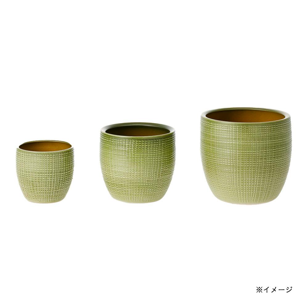 シューリッヒ セラミック鉢 4号 MENTA12 866-12 グリーン | 鉢