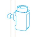 【CAINZ-DASH】ｍａｒｔｏｒ社 替刃収納ボトル用　柱取付マウント　９８４５ 9845【別送品】