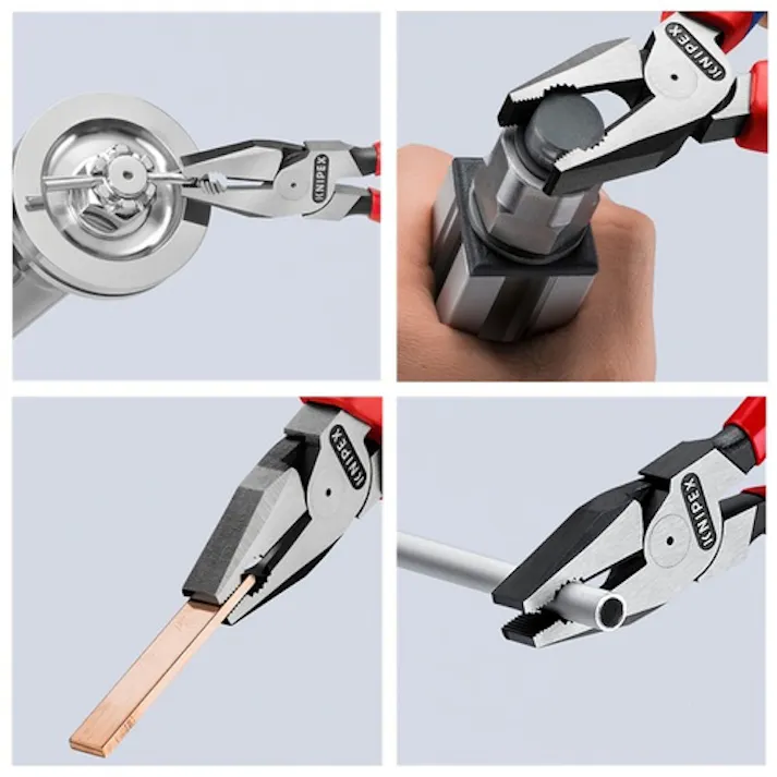 【CAINZ-DASH】KNIPEX社 強力型ペンチ プラスチックハンドル 225mm 0201-225【別送品】