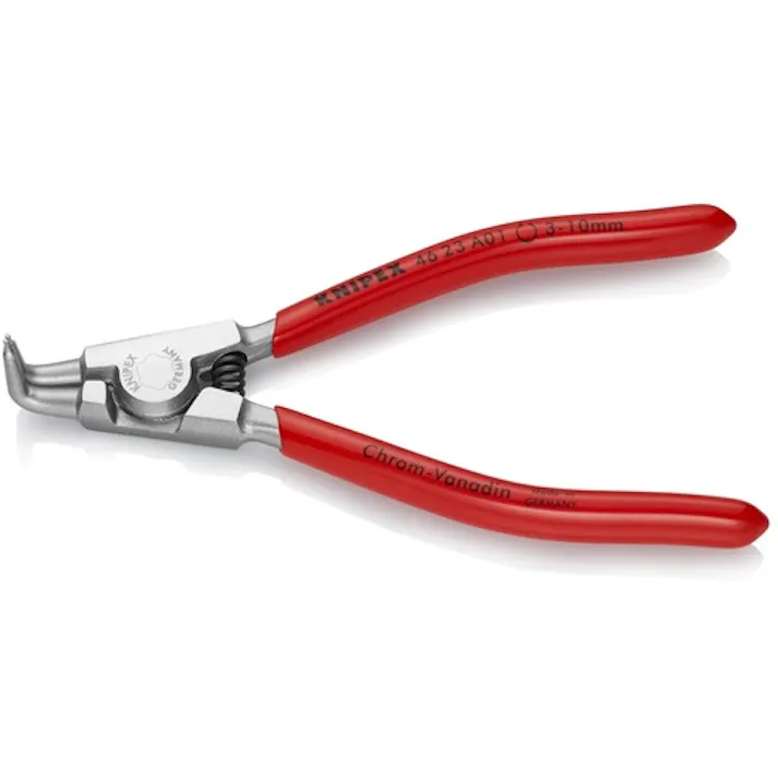 【CAINZ-DASH】KNIPEX社 軸用スナップリングプライヤー 先端90° クロムメッキ 4623-A01【別送品】