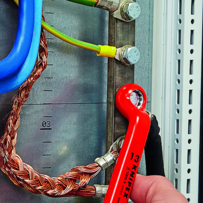 【CAINZ-DASH】KNIPEX社 絶縁片口メガネレンチ 14mm 9801-14【別送品】