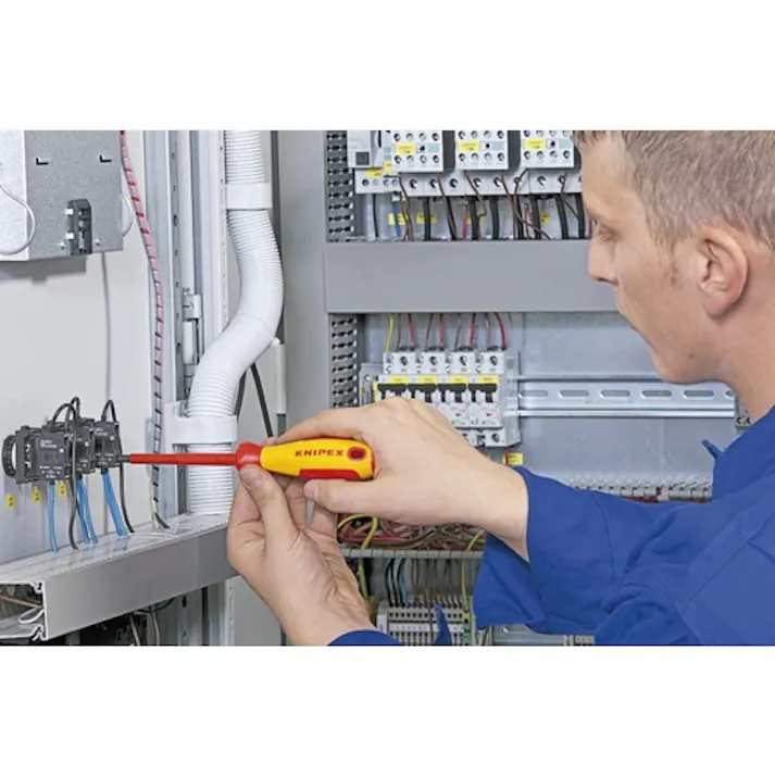 【CAINZ-DASH】KNIPEX社 絶縁ドライバー (ー)3.5X100 9820-3.5【別送品】