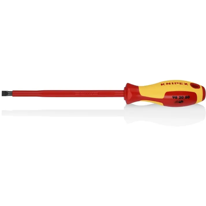 【CAINZ-DASH】KNIPEX社 絶縁ドライバー (ー)8.0X175 9820-8.0【別送品】