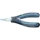 【CAINZ-DASH】KNIPEX社 ESD精密用プライヤー 半丸 115mm 3522-115ESD【別送品】