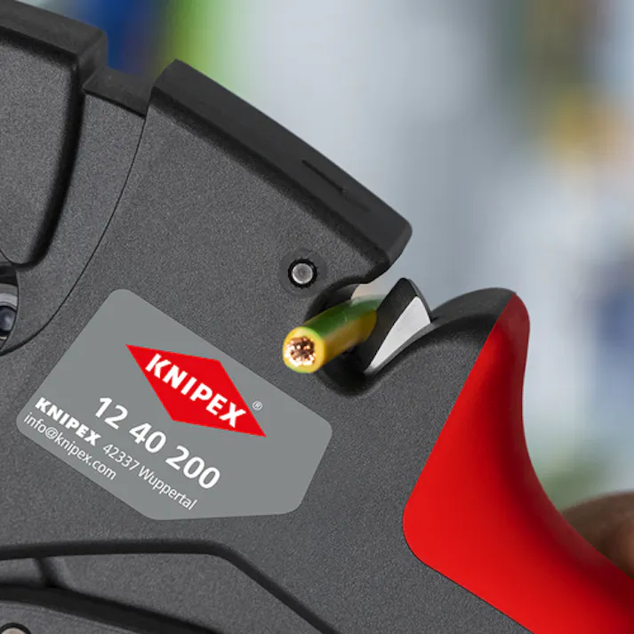 【CAINZ-DASH】KNIPEX社 ワイヤーストリッパー 200mm 1240-200【別送品】