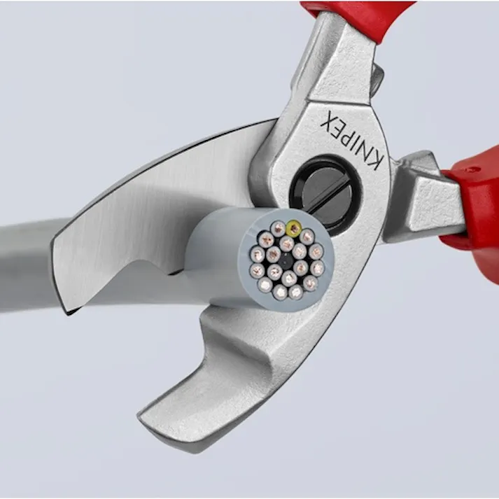 【CAINZ-DASH】KNIPEX社 絶縁ケーブルカッター 1000V絶縁ディップコートハンドル 200mm 9517-200【別送品】