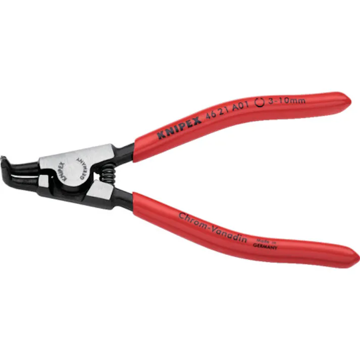 【CAINZ-DASH】KNIPEX社 軸用スナップリングプライヤー90度 3-10mm 4621-A01【別送品】