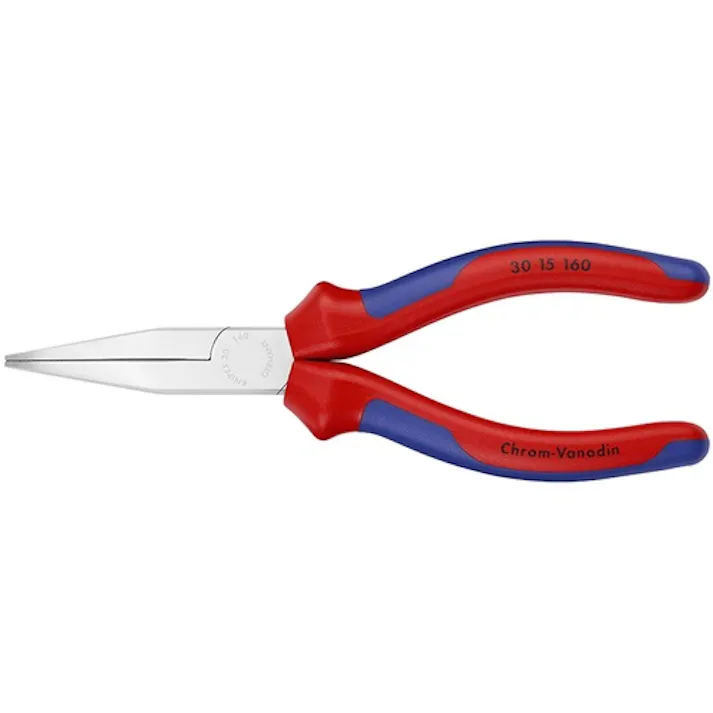 【CAINZ-DASH】KNIPEX社 3015-160 ロングノーズプライヤー 全長160mm 3015-160【別送品】