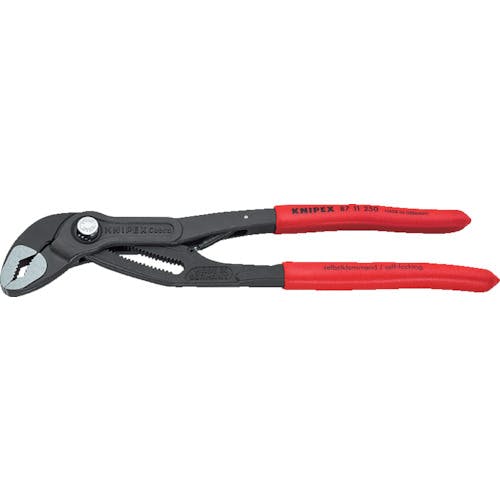 KNIPEX社 ウォーターポンププライヤー コブラオートマチック 250mm 8711-250 ウォーターポンププライヤー KNIPEX社 ウォーターポンププライヤー コブラオートマチック 250mm 8711-250 ウォーターポンププライヤー