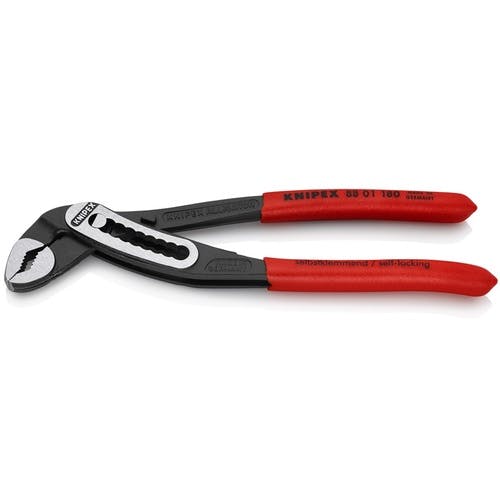 KNIPEX社 ウォーターポンププライヤー アリゲーター ソフトプラスチックハンドル 180mm 8801-180 ウォーターポンププライヤー KNIPEX社 ウォーターポンププライヤー アリゲーター ソフトプラスチックハンドル 180mm 8801-180 ウォーターポンププライヤー