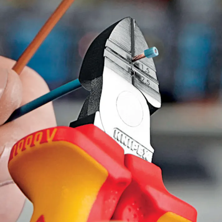 【CAINZ-DASH】KNIPEX社 絶縁穴付きニッパー 1000V 160mm 1426-160【別送品】