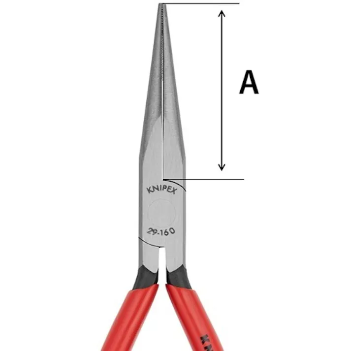 【CAINZ-DASH】KNIPEX社 テレフォンプライヤー 半丸型 コンフォートハンドル 2925-160【別送品】