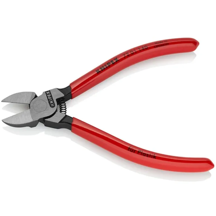 【CAINZ-DASH】KNIPEX社 プラスチック用ニッパー プラスチックハンドル 140mm 7201-140【別送品】