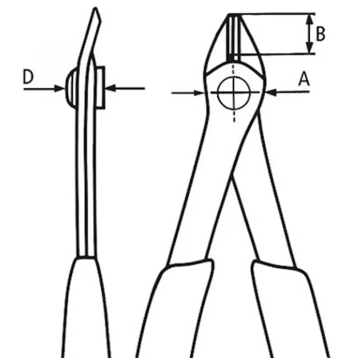 【CAINZ-DASH】KNIPEX社 エレクトロニクス スーパーニッパー リードキャッチャー付き バーニッシュ 7871-125【別送品】