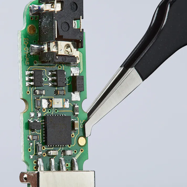 【CAINZ-DASH】KNIPEX社 9208-78ESD 精密ピンセット 120MM 9208-78ESD【別送品】