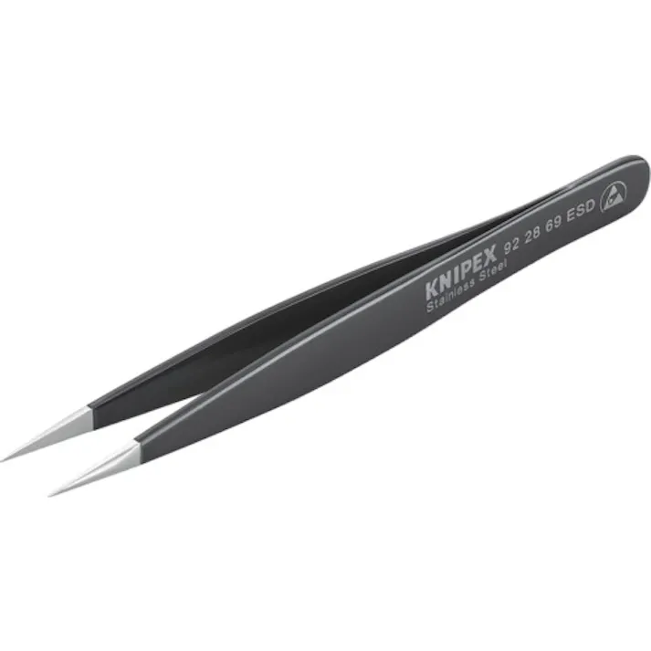 【CAINZ-DASH】KNIPEX社 9228-69ESD 精密ピンセット 130MM 9228-69ESD【別送品】