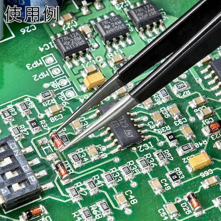 【CAINZ-DASH】KNIPEX社 9228-70ESD 精密ピンセット 110MM 9228-70ESD【別送品】