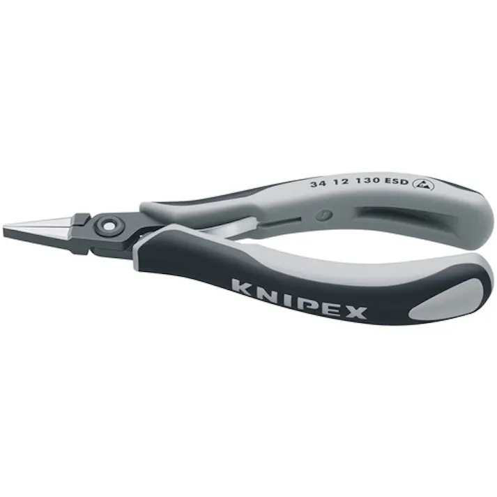 【CAINZ-DASH】KNIPEX社 ESD精密用プライヤー 平 135mm 3412-130ESD【別送品】
