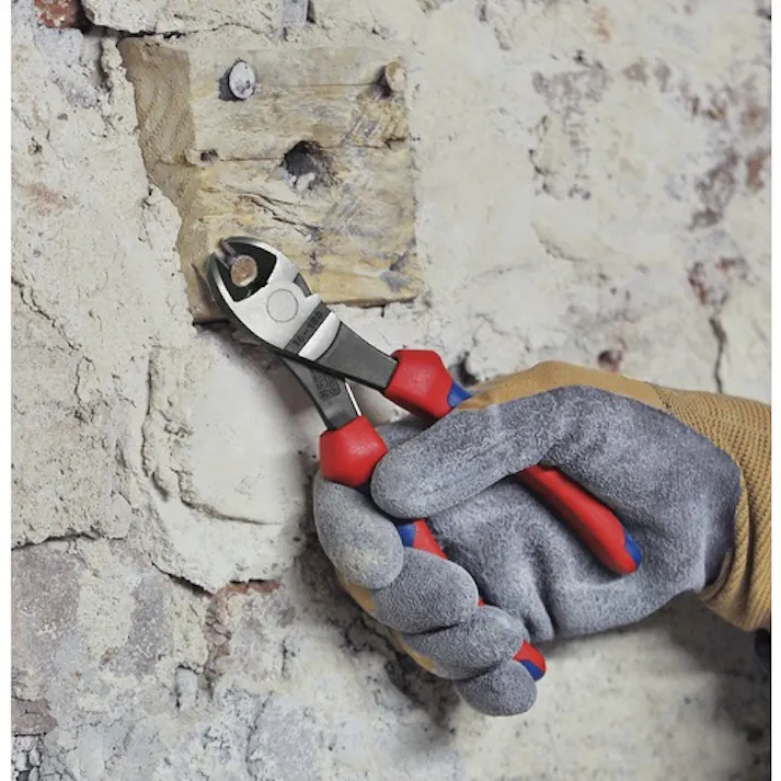 【CAINZ-DASH】KNIPEX社 強力型ニッパー バネ付 160mm 7412-160【別送品】