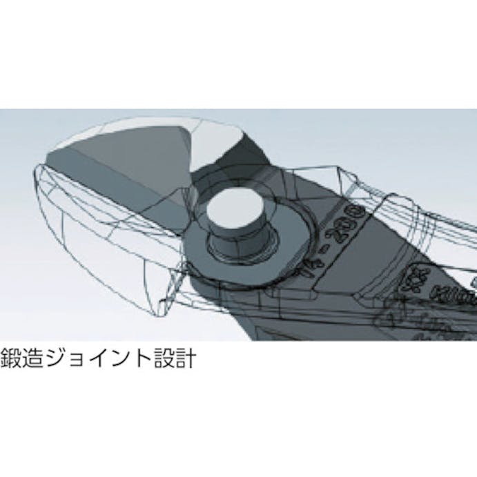 【CAINZ-DASH】ＫＮＩＰＥＸ社 強力型ニッパー　バネ付　１６０ｍｍ 7412-160【別送品】