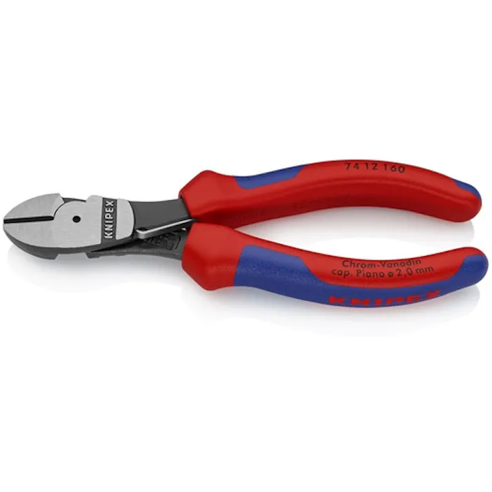 【CAINZ-DASH】KNIPEX社 強力型ニッパー バネ付 160mm 7412-160【別送品】