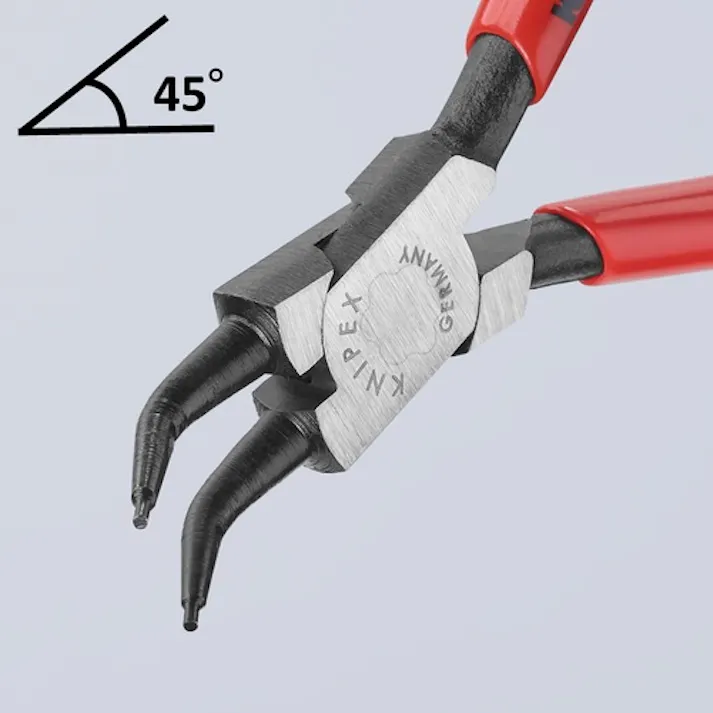 【CAINZ-DASH】KNIPEX社 穴用スナップリングプライヤー 45度 4431-J12【別送品】