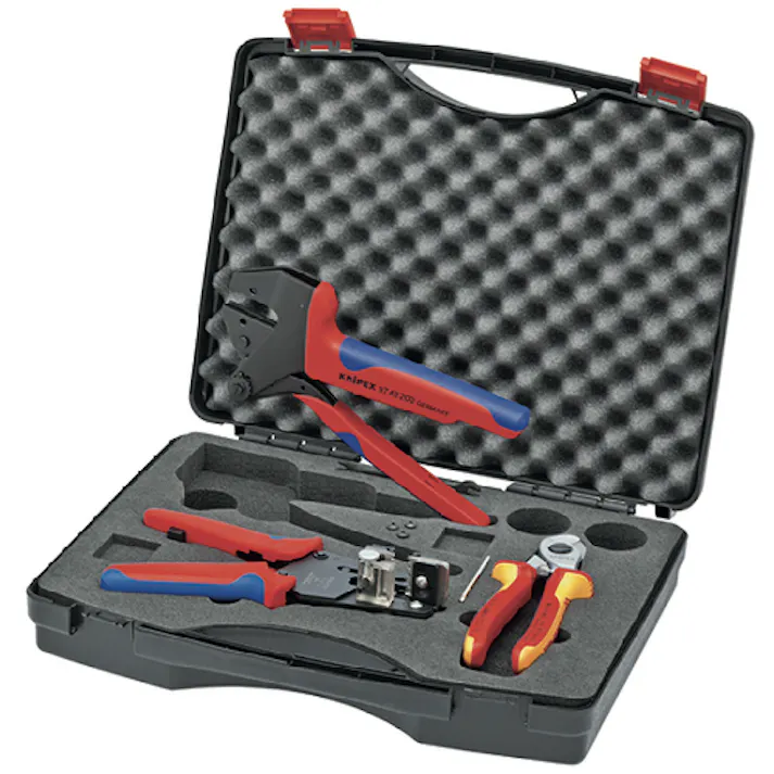 【CAINZ-DASH】KNIPEX社 9791-01 太陽光発電用工具セット 3点 9791-01【別送品】