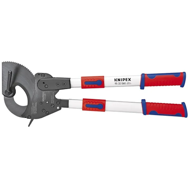 【CAINZ-DASH】KNIPEX社 9532-060 ラチェット式ケーブルカッター ハンドル伸縮幅600-810mm 9532-060【別送品】
