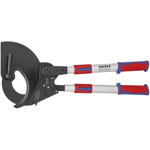 KNIPEX社 ラチェット式ケーブルカッター ハンドル伸縮幅650-860mm 9532-100 ケーブルカッター KNIPEX社 ラチェット式ケーブルカッター ハンドル伸縮幅650-860mm 9532-100 ケーブルカッター