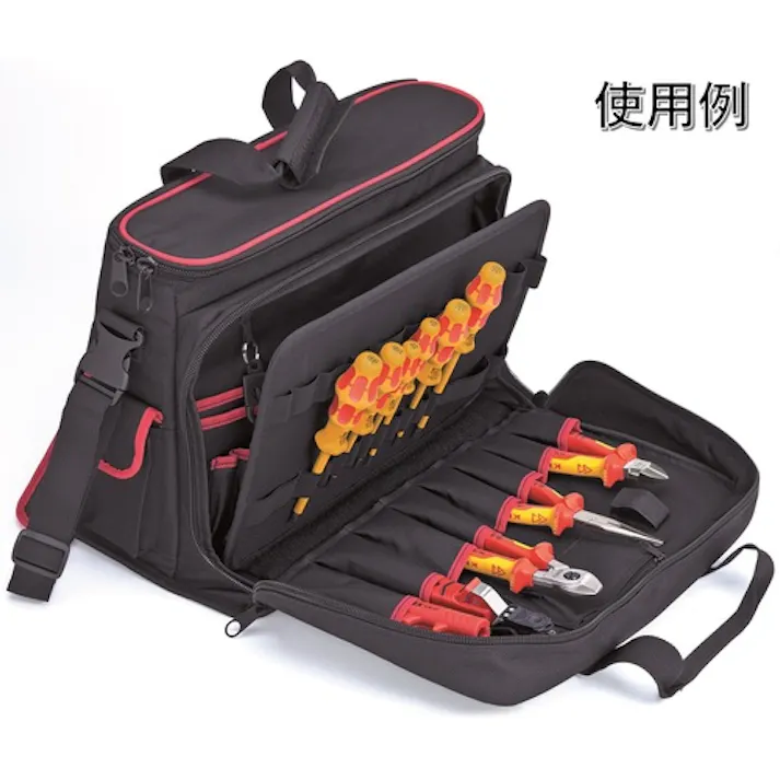 【CAINZ-DASH】KNIPEX社 ツールバッグ 400mm×200mm×340mm 002110LE【別送品】