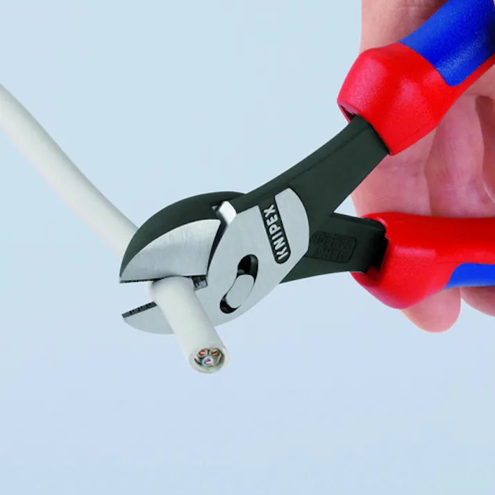 【CAINZ-DASH】KNIPEX社 ツインフォースニッパー コンフォートハンドル 180mm 7372-180BK【別送品】