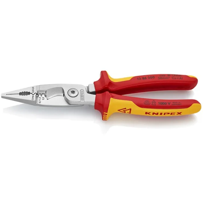 【CAINZ-DASH】KNIPEX社 絶縁エレクトロプライヤー 1386-200【別送品】