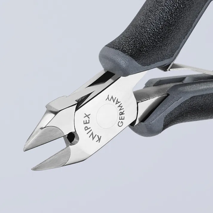 【CAINZ-DASH】KNIPEX社 ESD超硬刃エレクトロニクスニッパー 120mm 静電気防止 小ベベル付き 7732-120HESD【別送品】